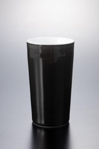 陶器製真空2層構造タンブラー(ブラック)
